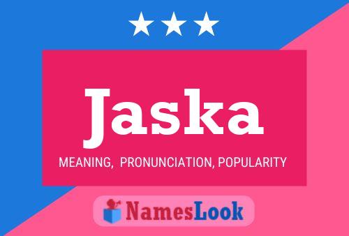 Jaska Name Poster