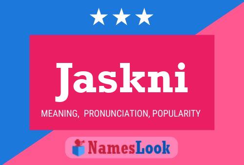 Jaskni Name Poster