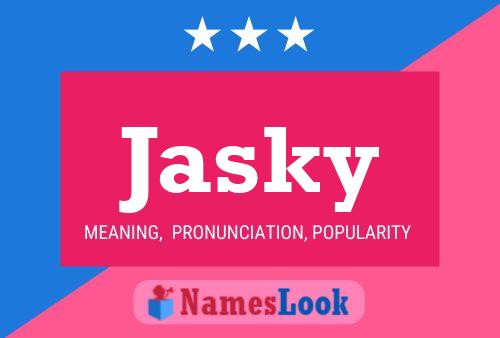 Jasky Name Poster