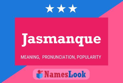 Jasmanque Name Poster