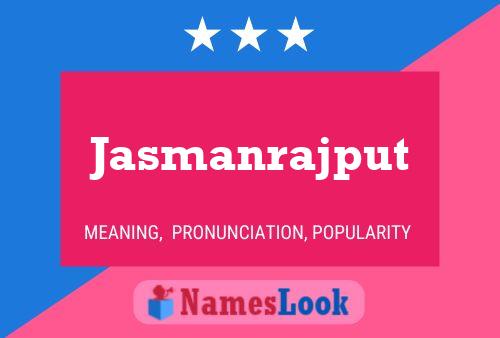 Jasmanrajput Name Poster