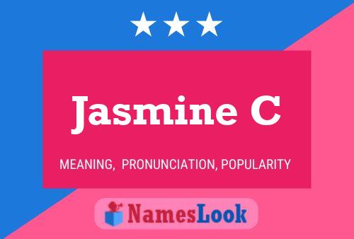 Jasmine C Name Poster