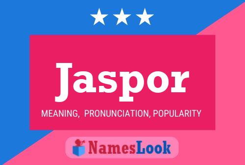 Jaspor Name Poster