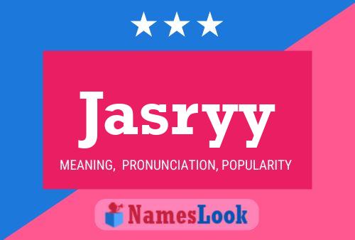 Jasryy Name Poster