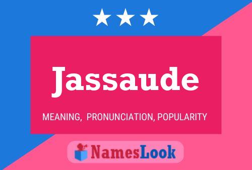 Jassaude Name Poster