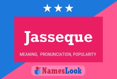 Jasseque Name Poster