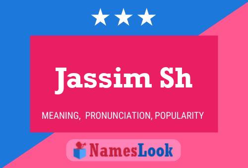 Jassim Sh Name Poster