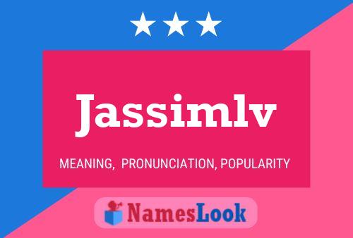 Jassimlv Name Poster