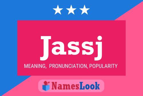 Jassj Name Poster