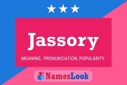 Jassory Name Poster