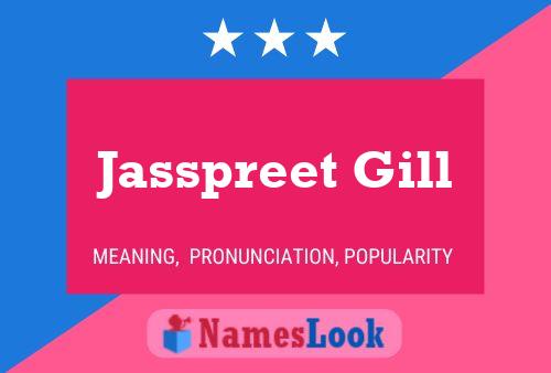 Jasspreet Gill Name Poster