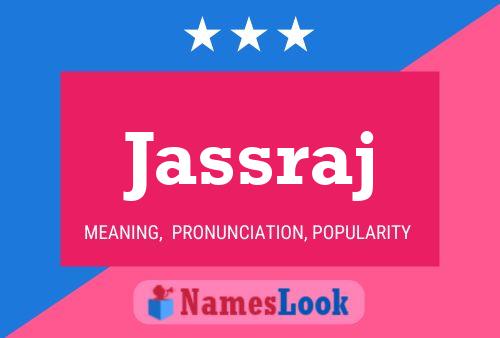 Jassraj Name Poster