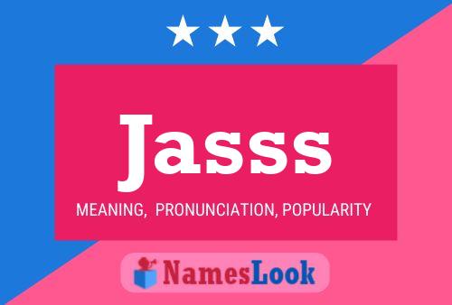 Jasss Name Poster