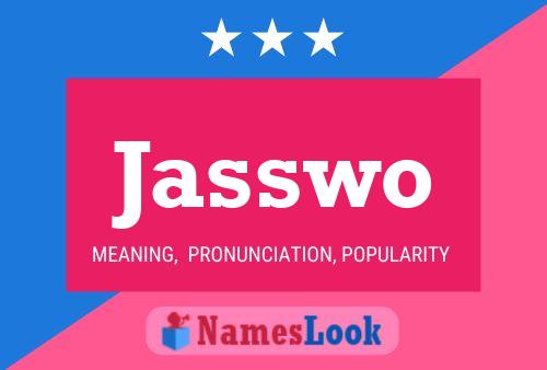 Jasswo Name Poster