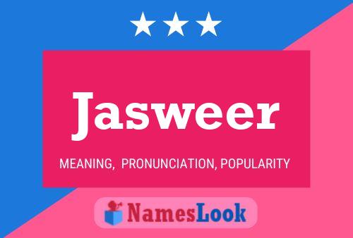 Jasweer Name Poster