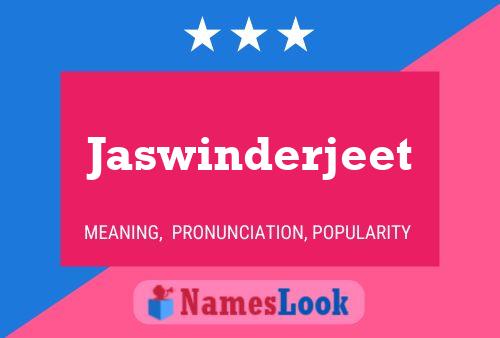 Jaswinderjeet Name Poster