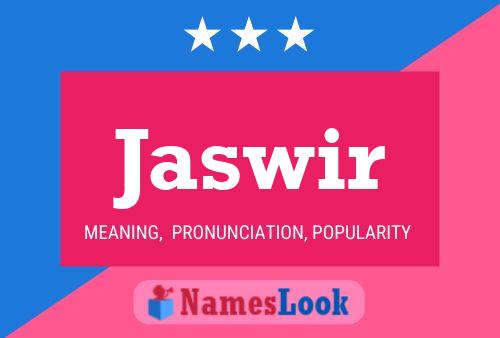 Jaswir Name Poster