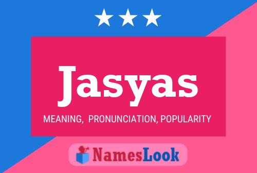 Jasyas Name Poster