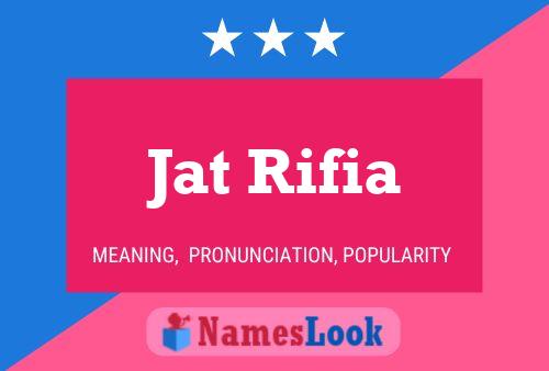 Jat Rifia Name Poster