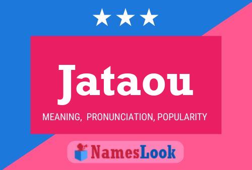 Jataou Name Poster