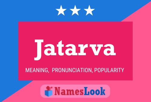 Jatarva Name Poster