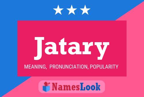 Jatary Name Poster