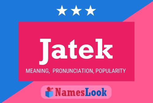 Jatek Name Poster