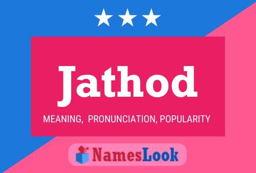 Jathod Name Poster