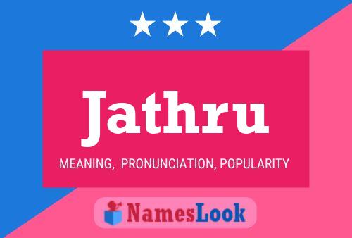 Jathru Name Poster