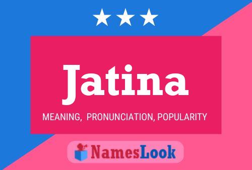 Jatina Name Poster