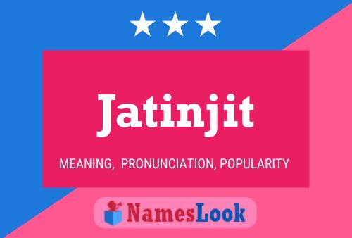 Jatinjit Name Poster