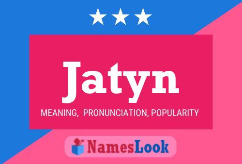 Jatyn Name Poster