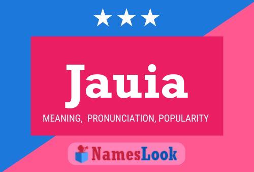 Jauia Name Poster