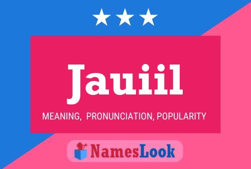 Jauiil Name Poster