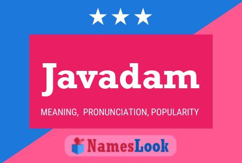 Javadam Name Poster