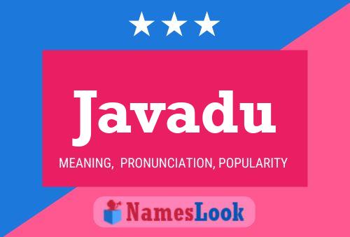 Javadu Name Poster