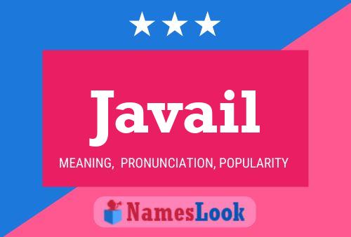 Javail Name Poster