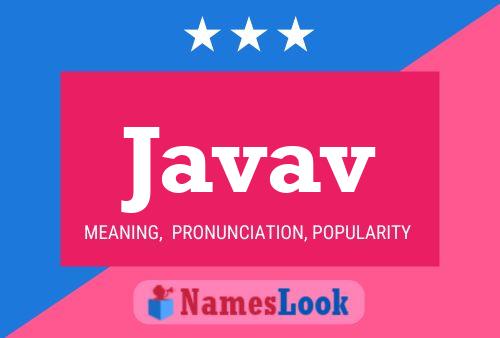 Javav Name Poster