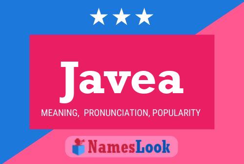 Javea Name Poster