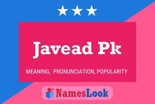 Javead Pk Name Poster