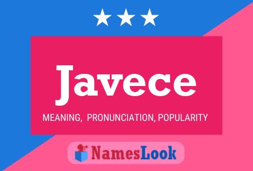 Javece Name Poster