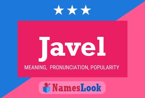 Javel Name Poster