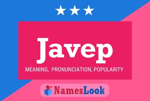 Javep Name Poster