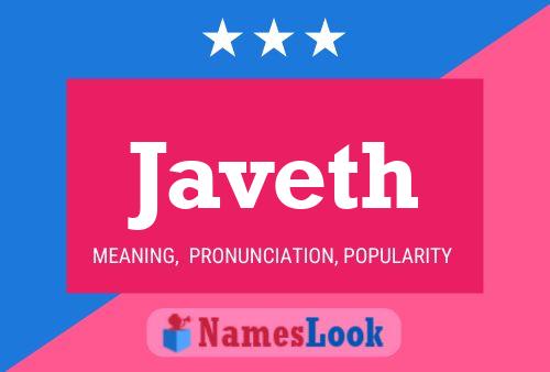 Javeth Name Poster