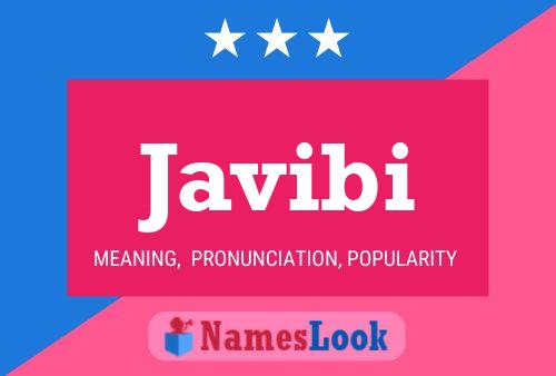 Javibi Name Poster