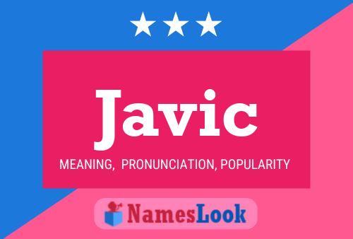 Javic Name Poster