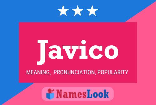 Javico Name Poster