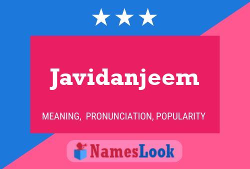 Javidanjeem Name Poster