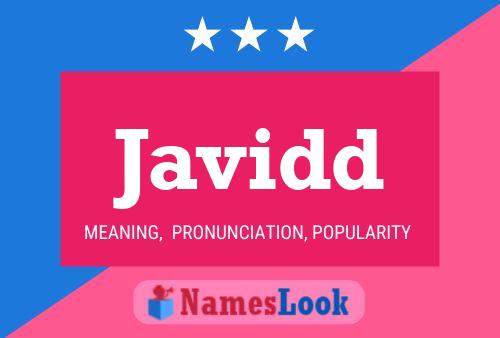 Javidd Name Poster