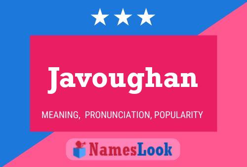 Javoughan Name Poster